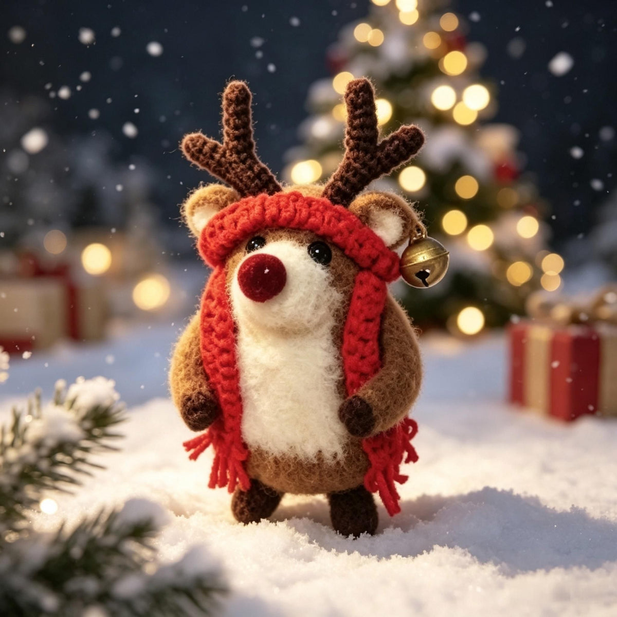 Xingyao Bell Deer Crochet Kit – Christmas Reindeer