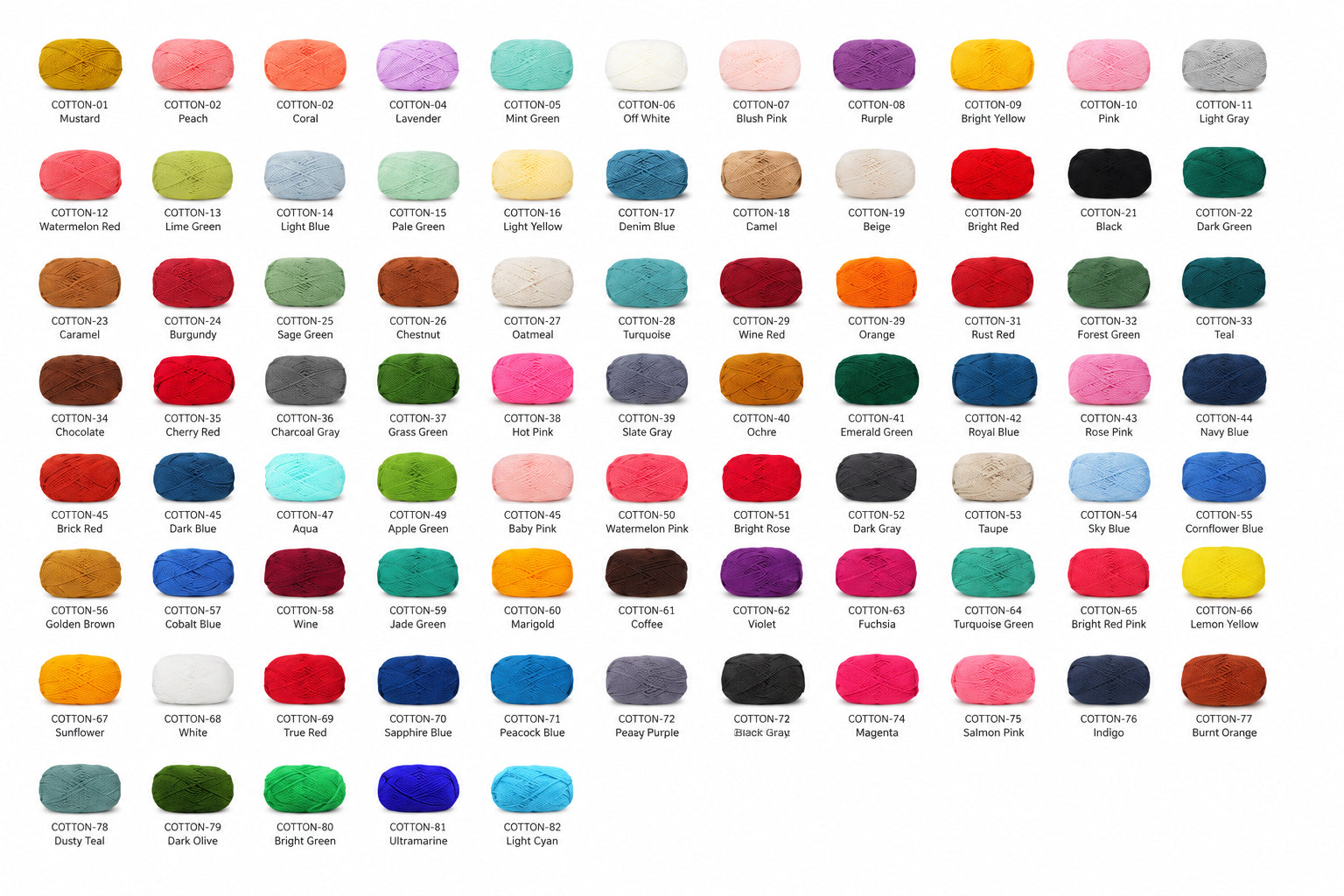 Z.Cotton Yarn for Crochet & Amigurumi | Soft DIY Knitting Yarn in Multiple Colors