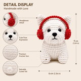 Winter Puppy Crochet Kit
