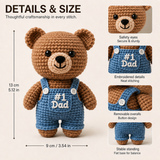 Dad Teddy Bear Crochet Kit