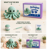 Mint Green Octopus Crochet Kit