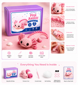 Pink Axolotl Crochet Kit