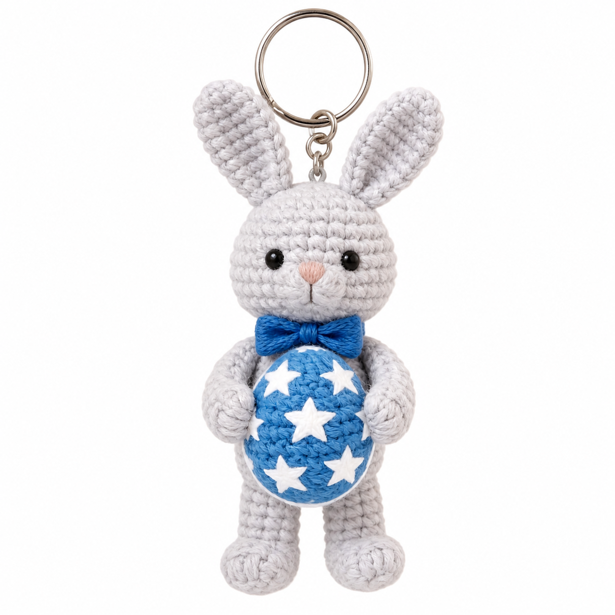 Bunny chenille keychain