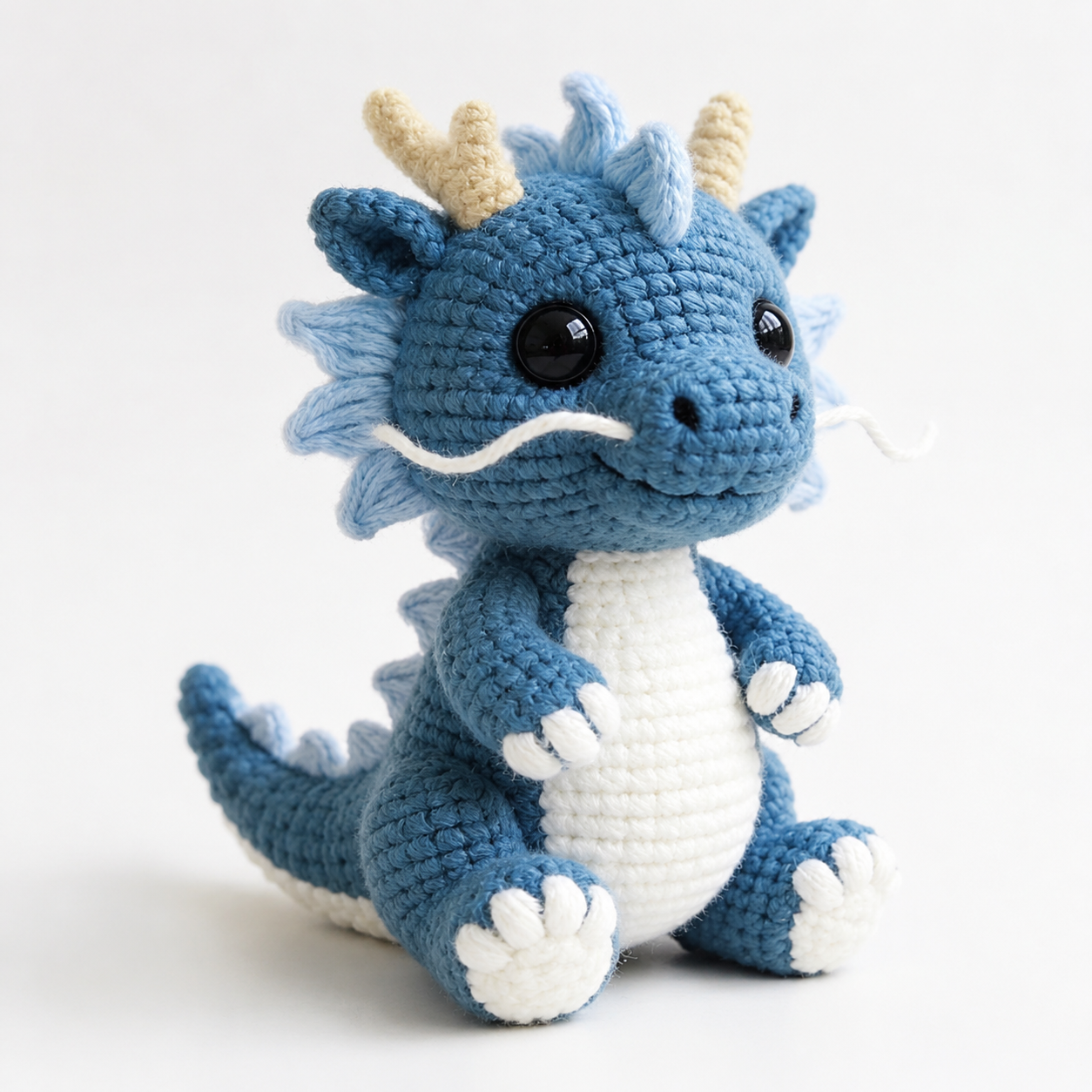 Blue dragon plush