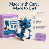 Blue Dragon Crochet Kit