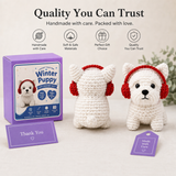 Winter Puppy Crochet Kit