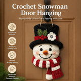 Snowman Door Hanger Crochet Kit