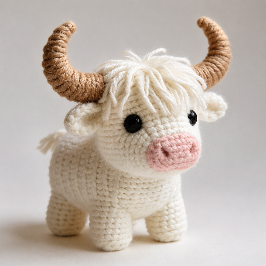 Highland Cow Crochet Kit