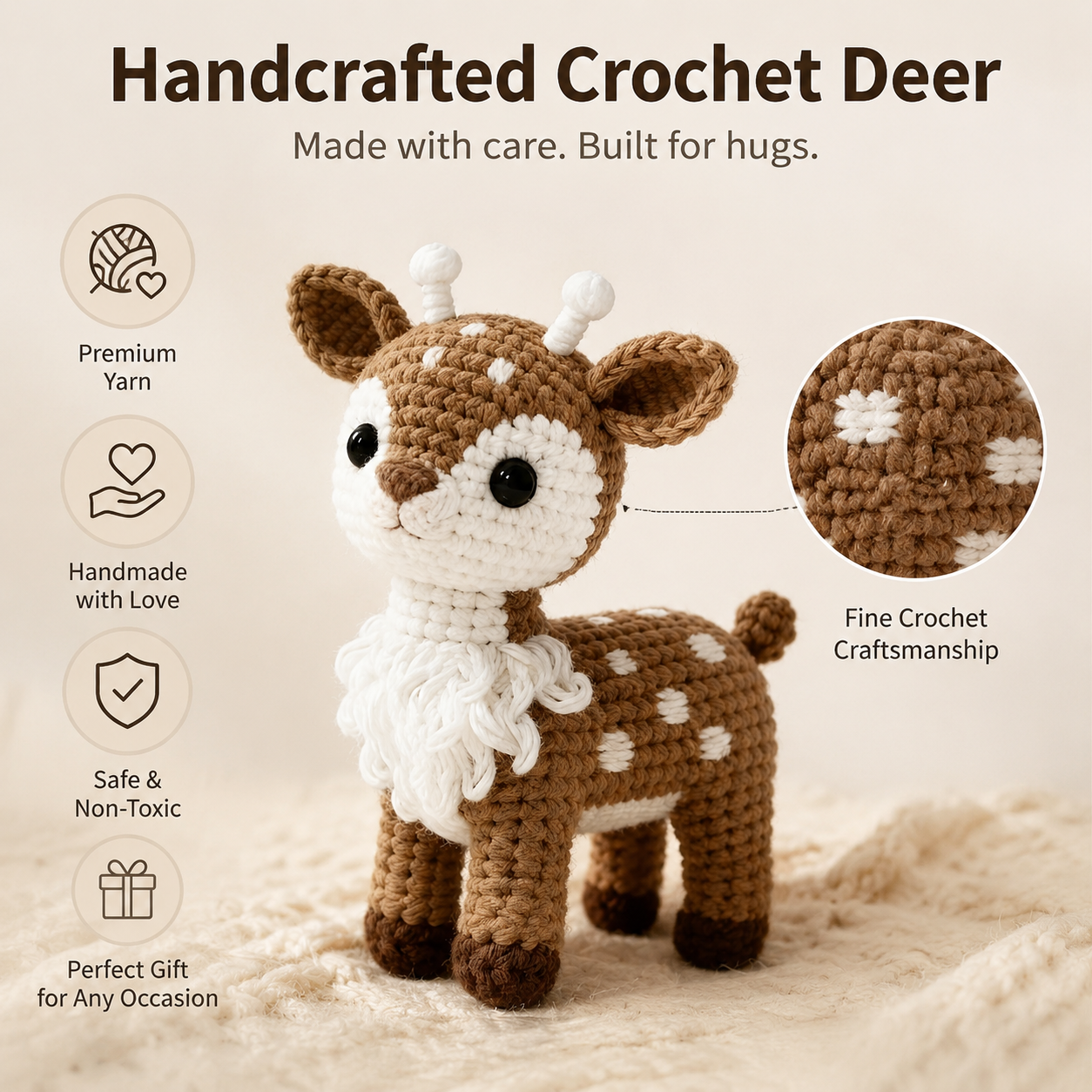 Deer Crochet Kit