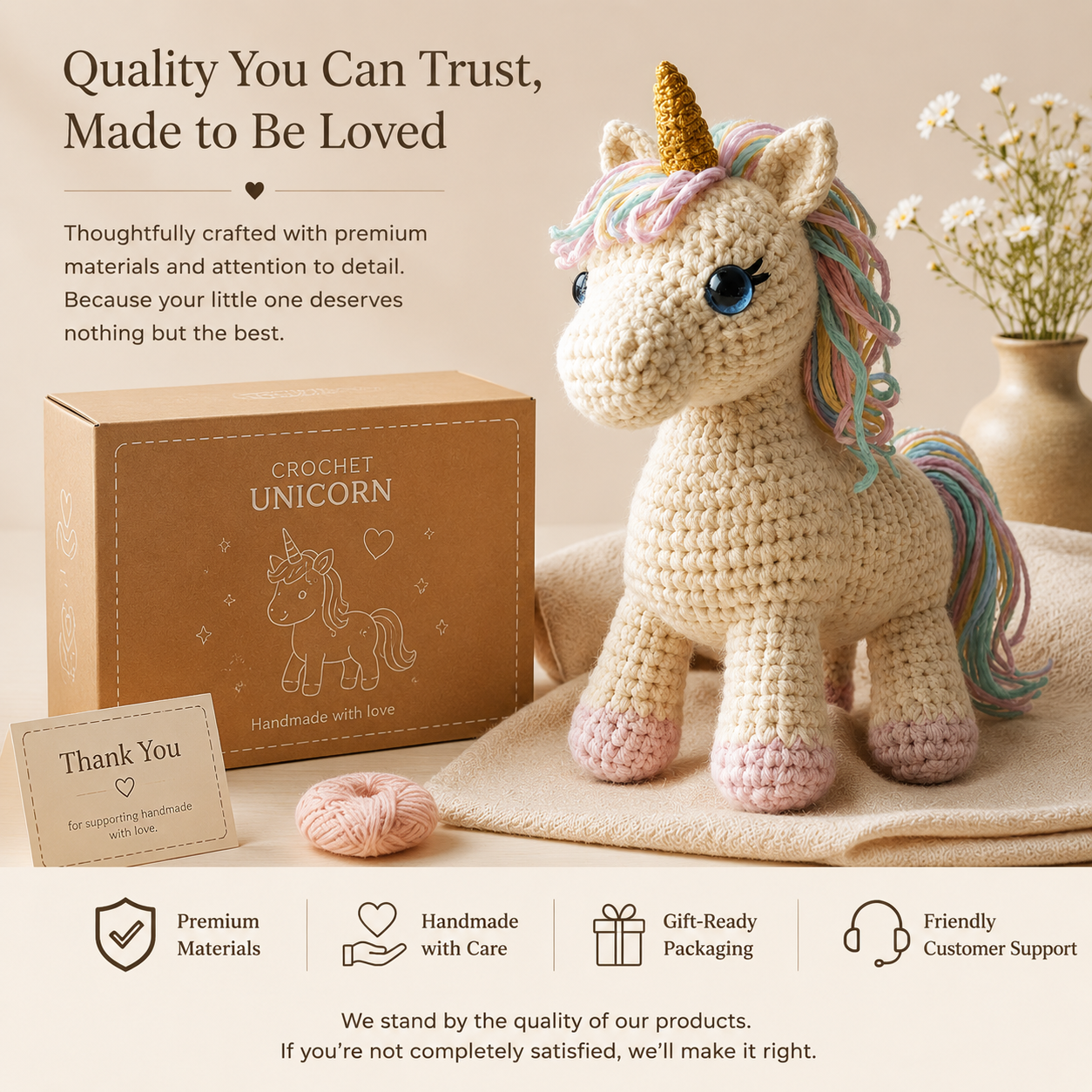 Unicorn Crochet Kit