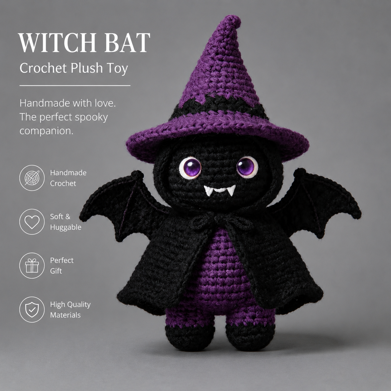 Halloween Bat Crochet Kit