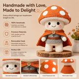Handmade Mushroom Doll Crochet Plush | Finished Amigurumi Gift