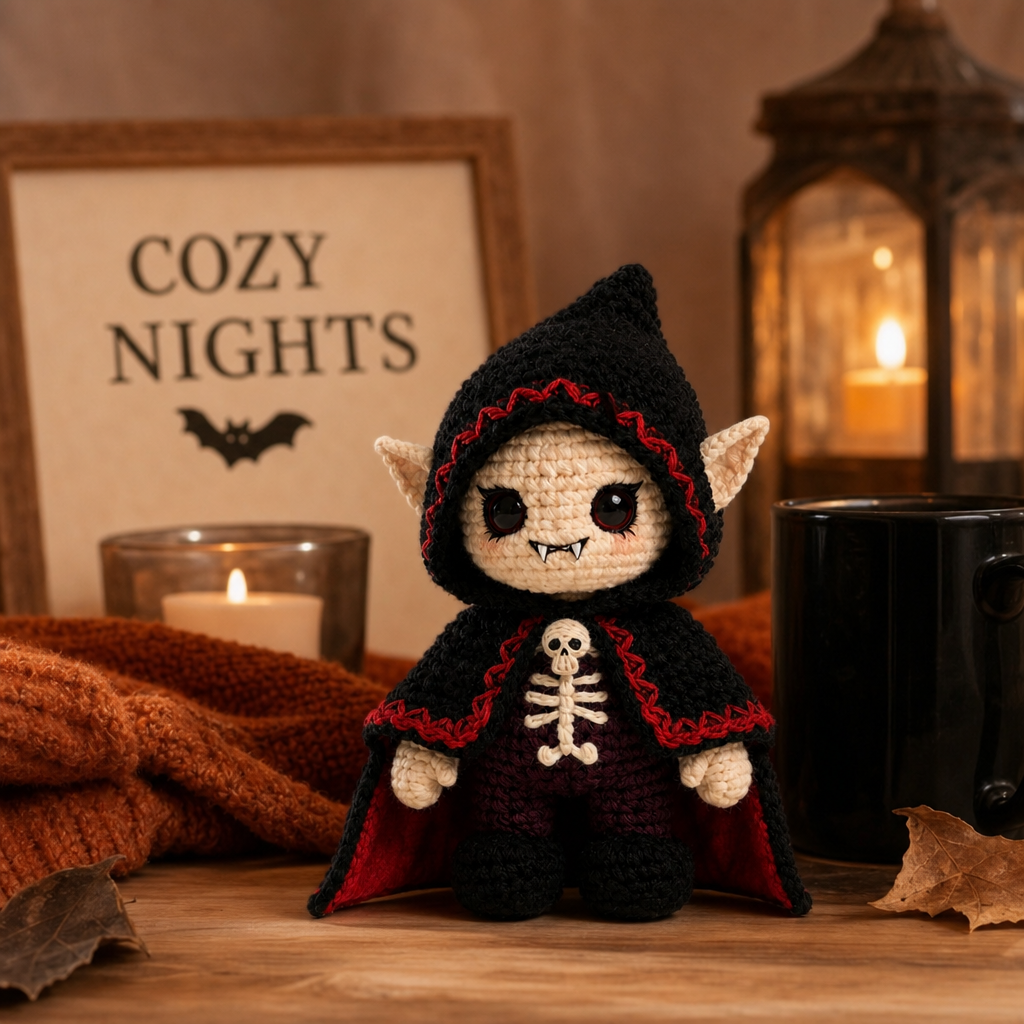 Halloween Vampire Crochet Kit