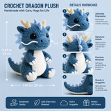 Blue Dragon Crochet Kit