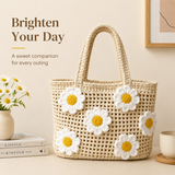Daisy Tote Bag Crochet Kit