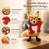 Bookish Fox Crochet Kit with Scarf and Glasses