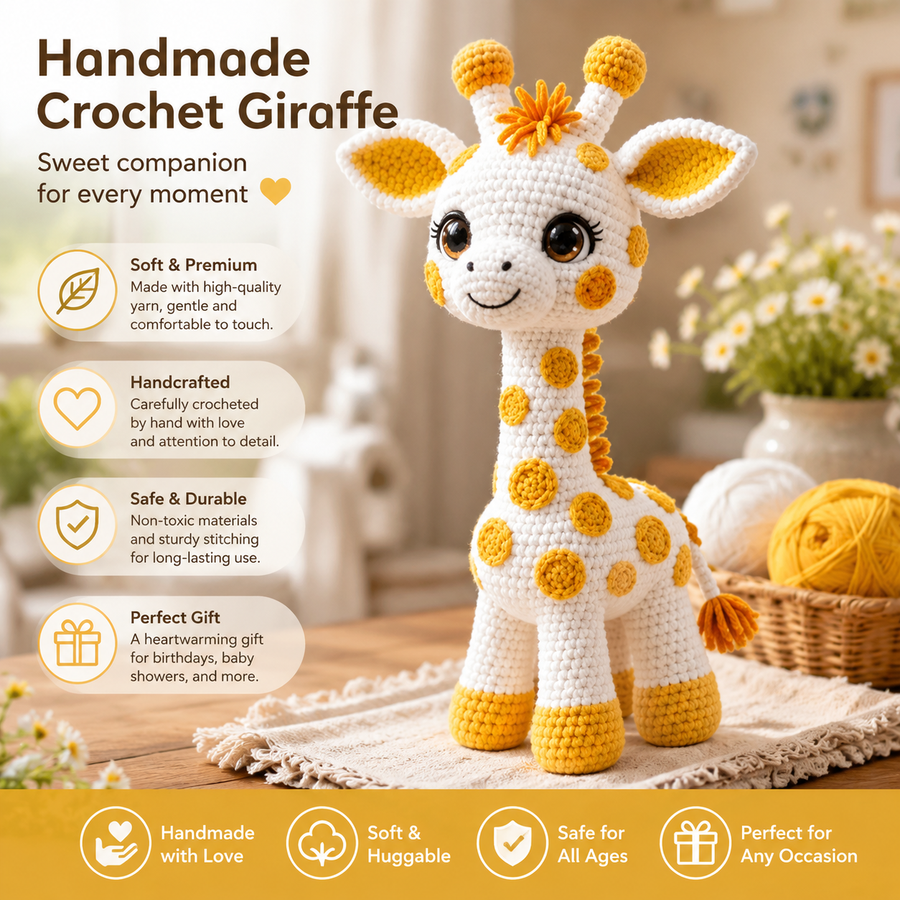 Giraffe Crochet Kit for Beginners