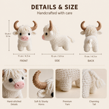 Highland Cow Crochet Kit