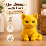Cat Crochet Kit for Beginners - 3 Color Options