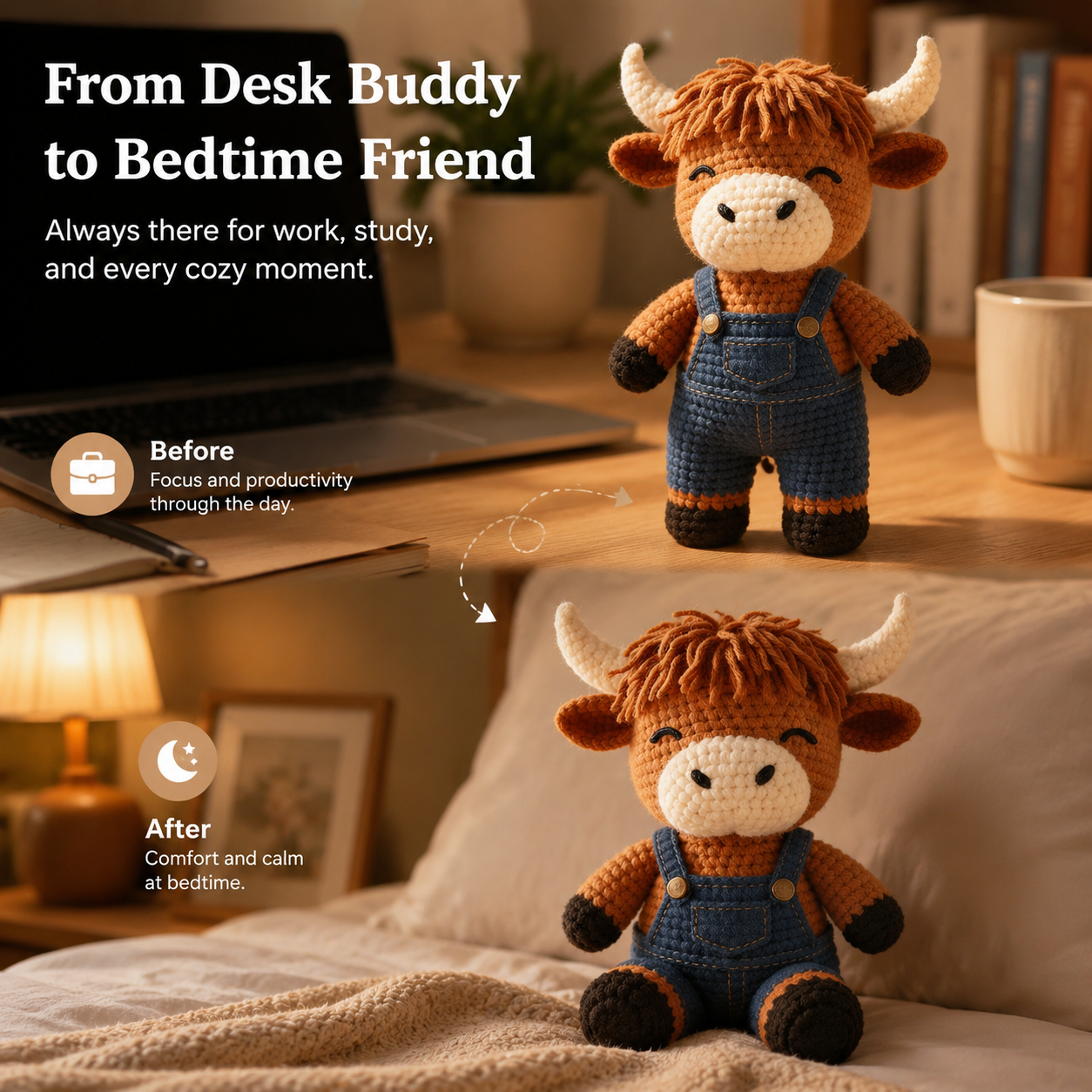 Highland Cow Crochet Kit