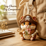 Pirate Mouse Crochet Keychain Kit with Treasure Scroll