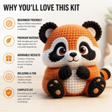 Handmade Raccoon Crochet Plush | Finished Raccoon Amigurumi Gift
