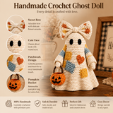 Patchwork Ghost Crochet Kit with Pumpkin Basket
