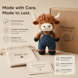 Highland Cow Crochet Kit