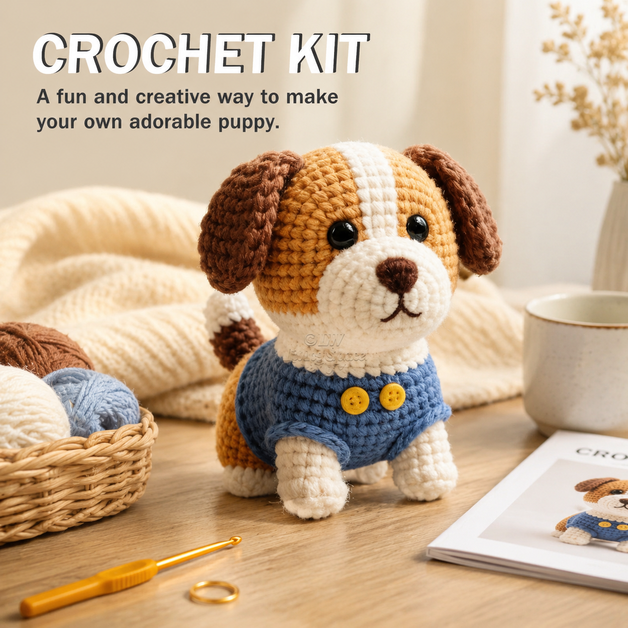 Puppy Crochet Kit