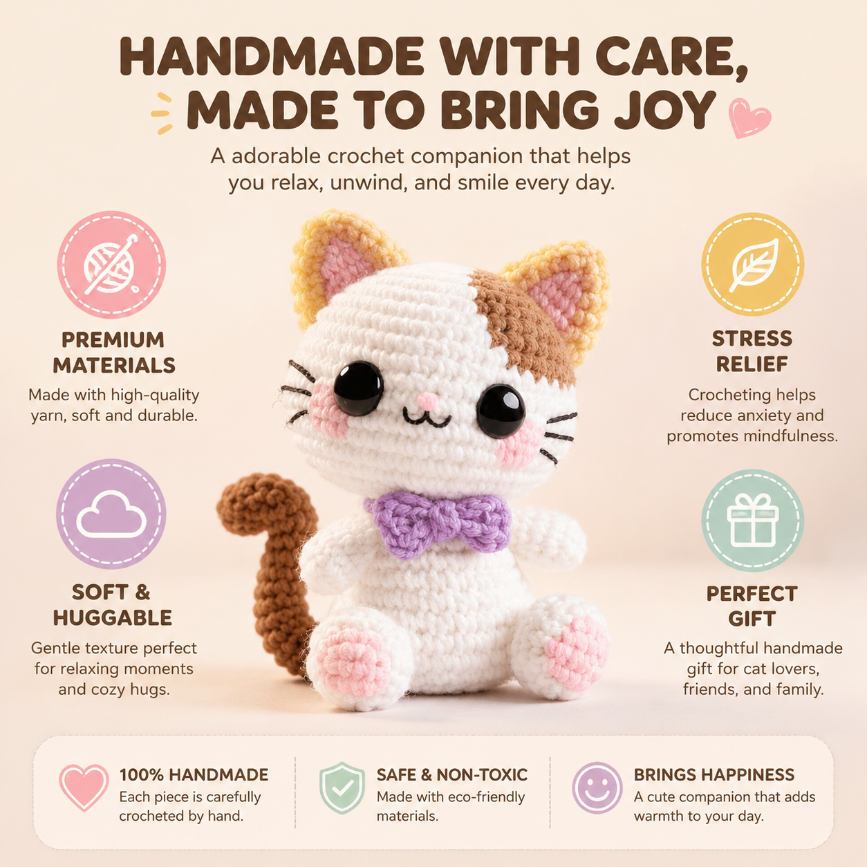 Cat Crochet Kit