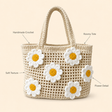 Daisy Tote Bag Crochet Kit
