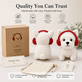 Winter Puppy Crochet Kit