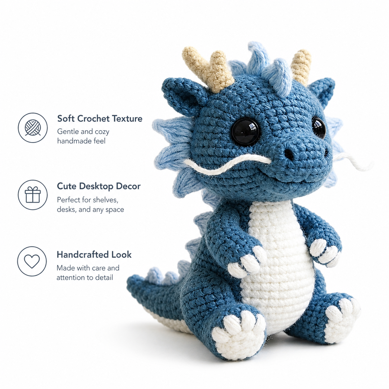 Blue Dragon Crochet Kit
