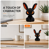 Grumpy Black Bunny Crochet Kit
