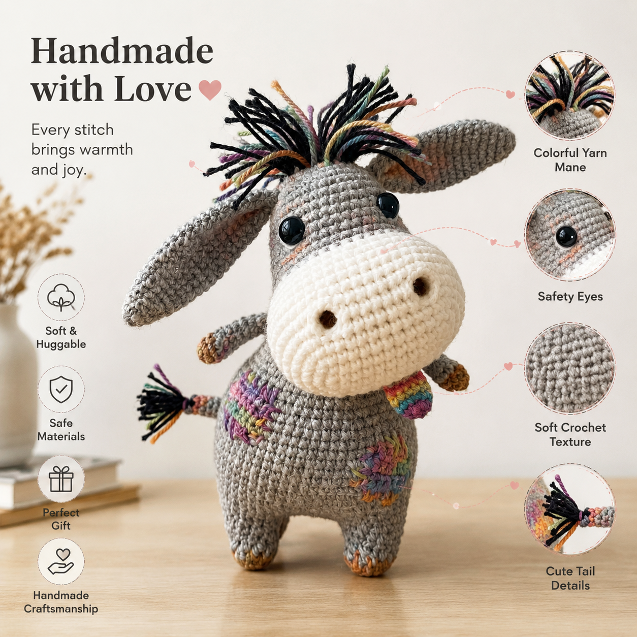 Donkey Crochet Kit