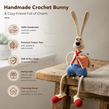 Long-Eared Bunny Crochet Kit for Beginners