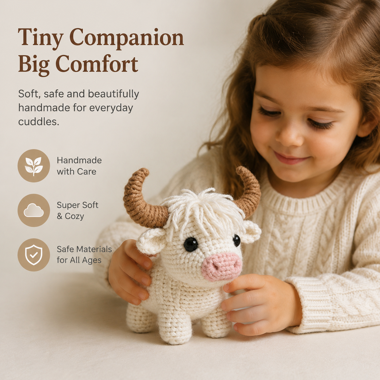 Highland Cow Crochet Kit