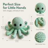 Mint Green Octopus Crochet Kit