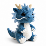 Blue Dragon Crochet Kit