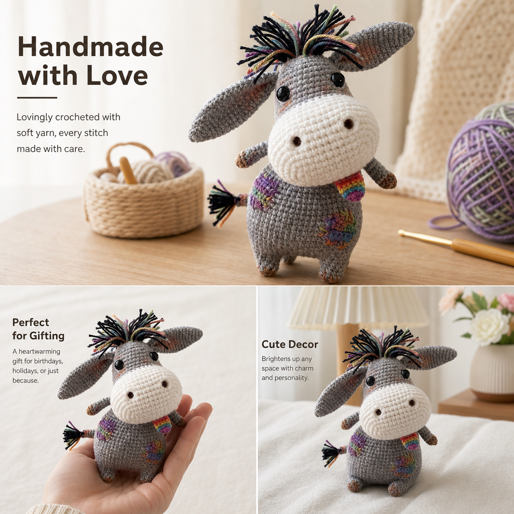 Donkey Crochet Kit