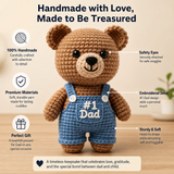 Dad Teddy Bear Crochet Kit