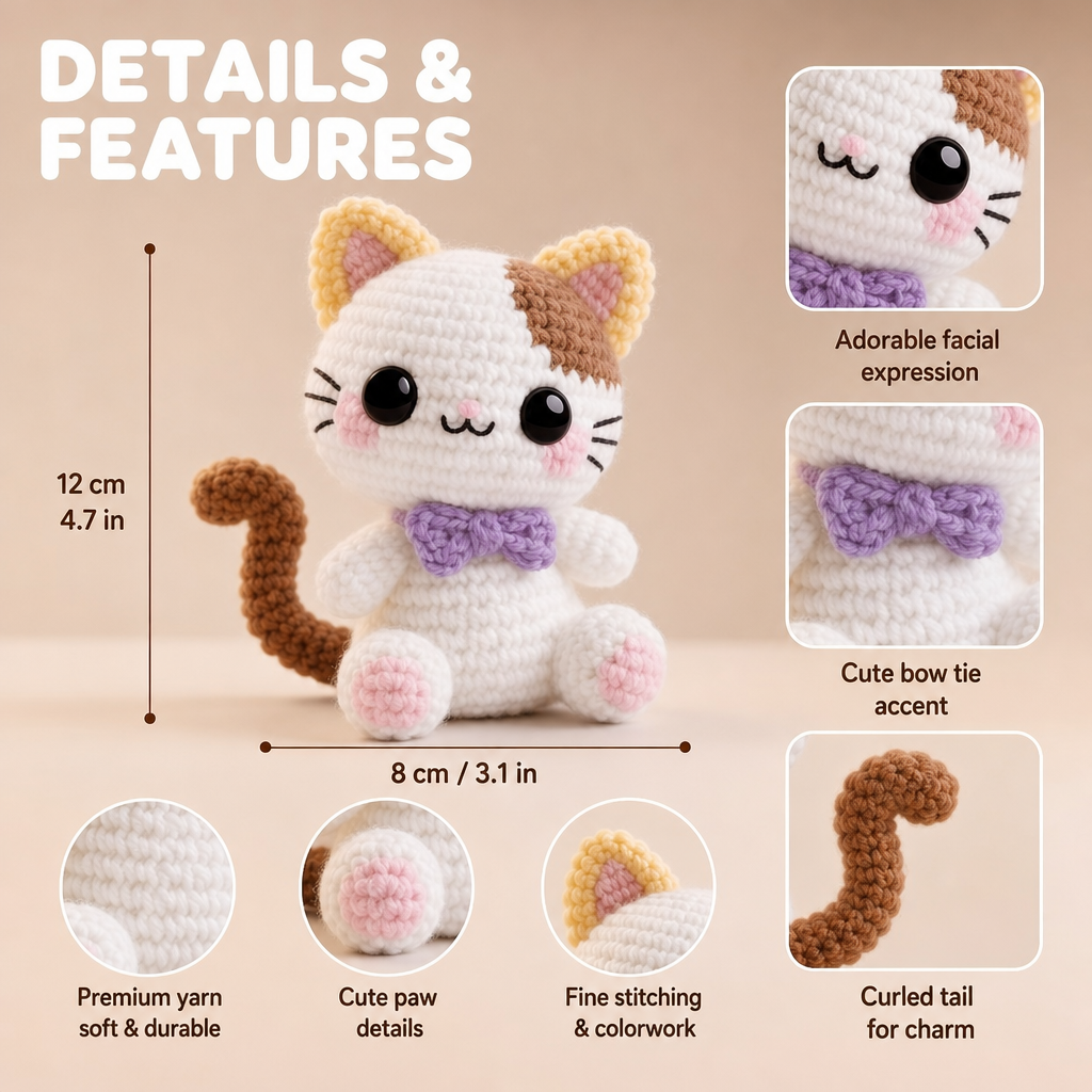 Cat Crochet Kit
