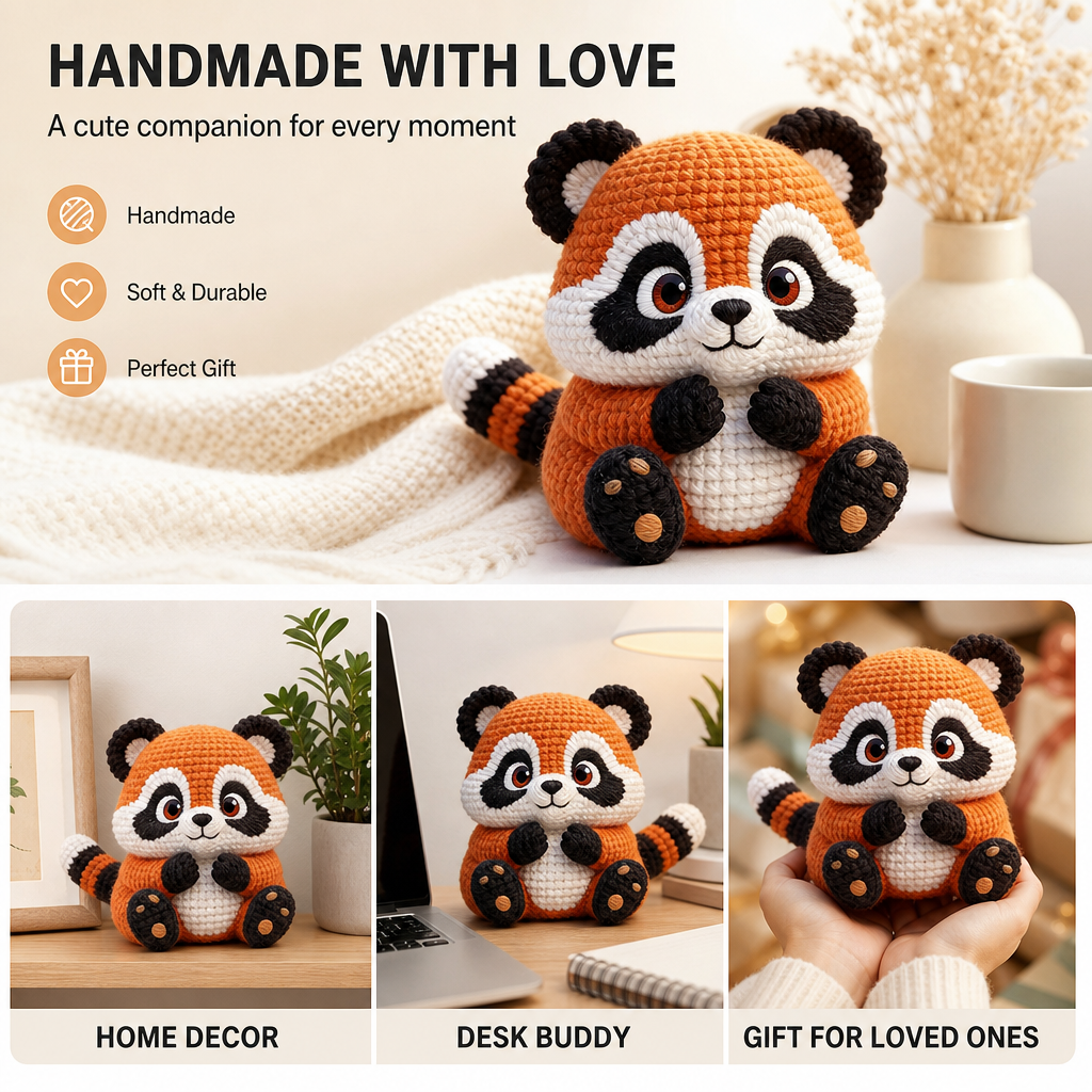 Raccoon Crochet Kit
